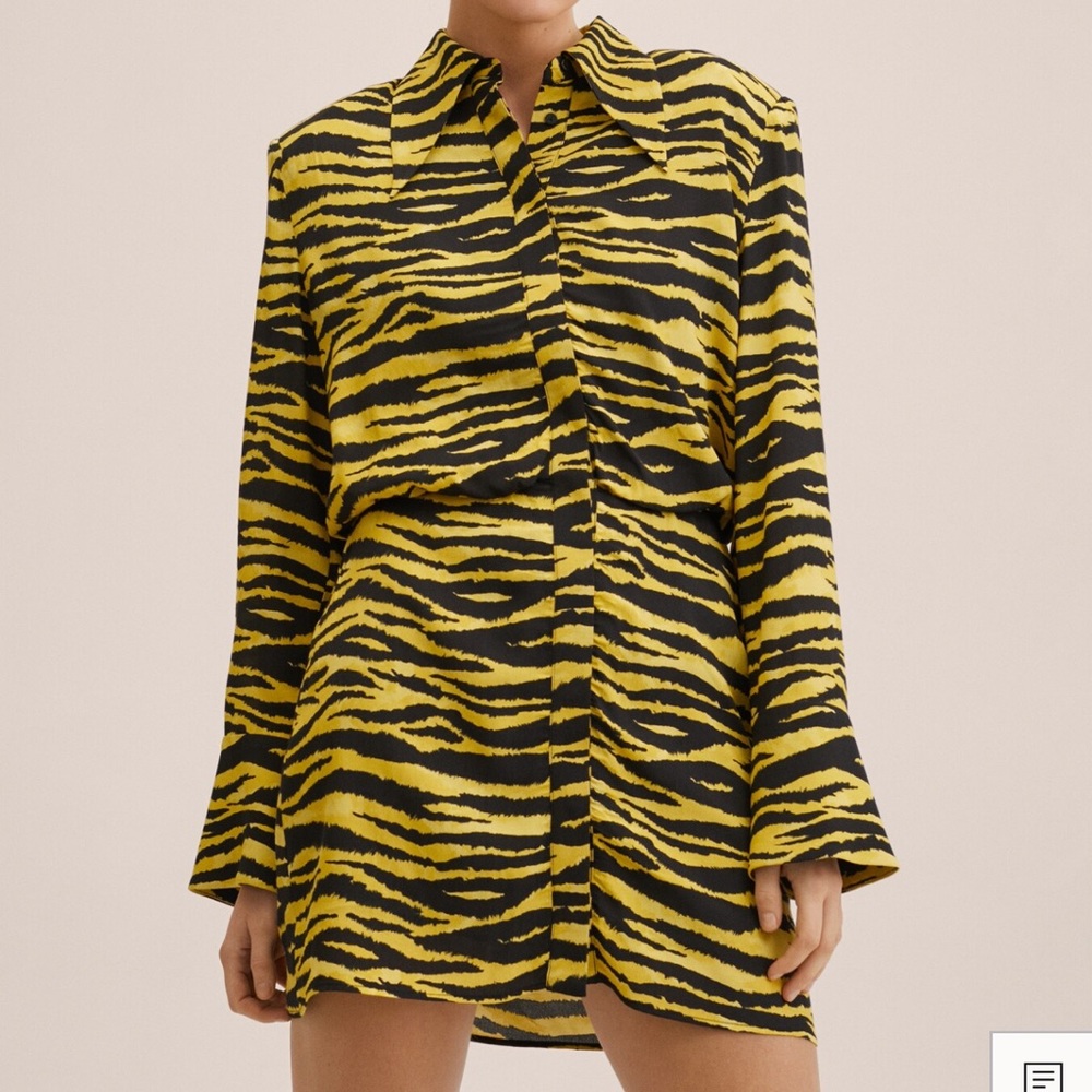 Mango animal print dress. Sold out! XS.